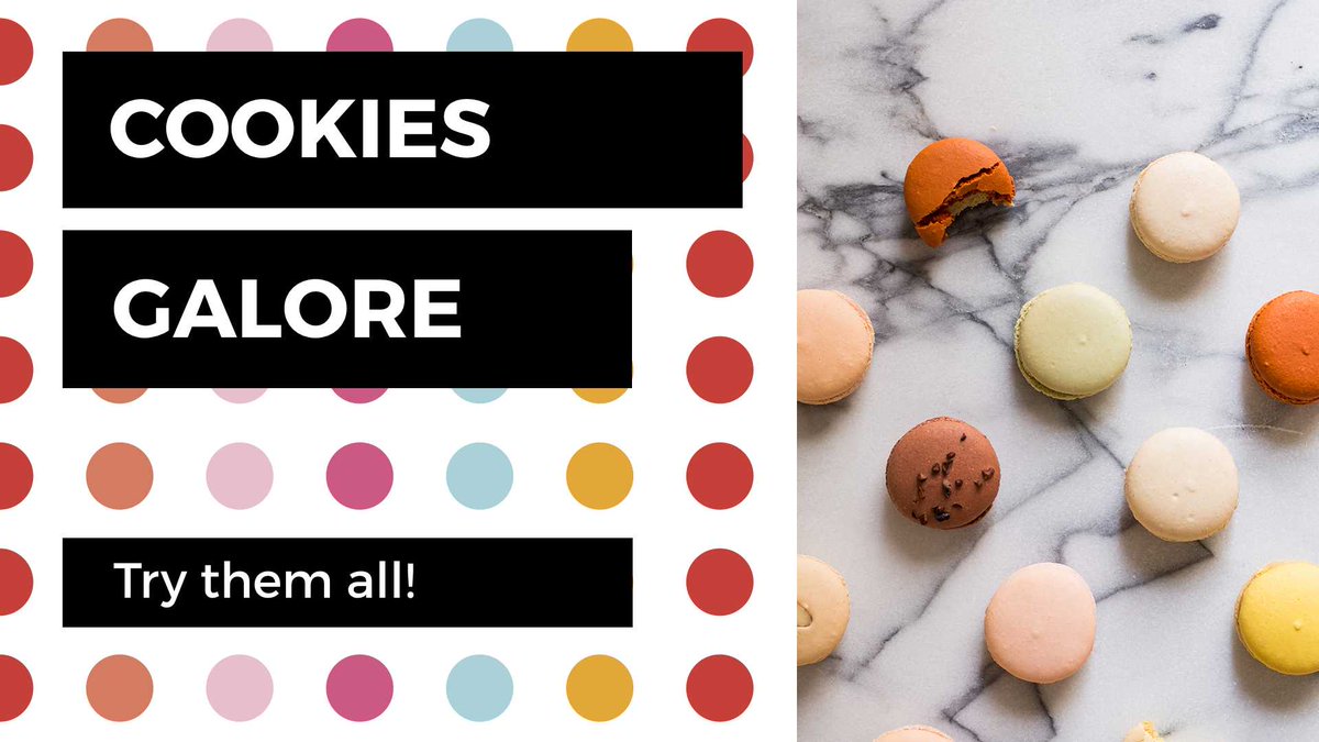 App_Promota's tweet image. 👩🏼‍🍳 #Bakery and #cafe owners, we cooked up new templates for you to promote your specials. Customize the photos + text to fit your business, happy #NationalCookieDay! 🍪

🤳🏼 Use them free in-app: promota.io/for_twitter