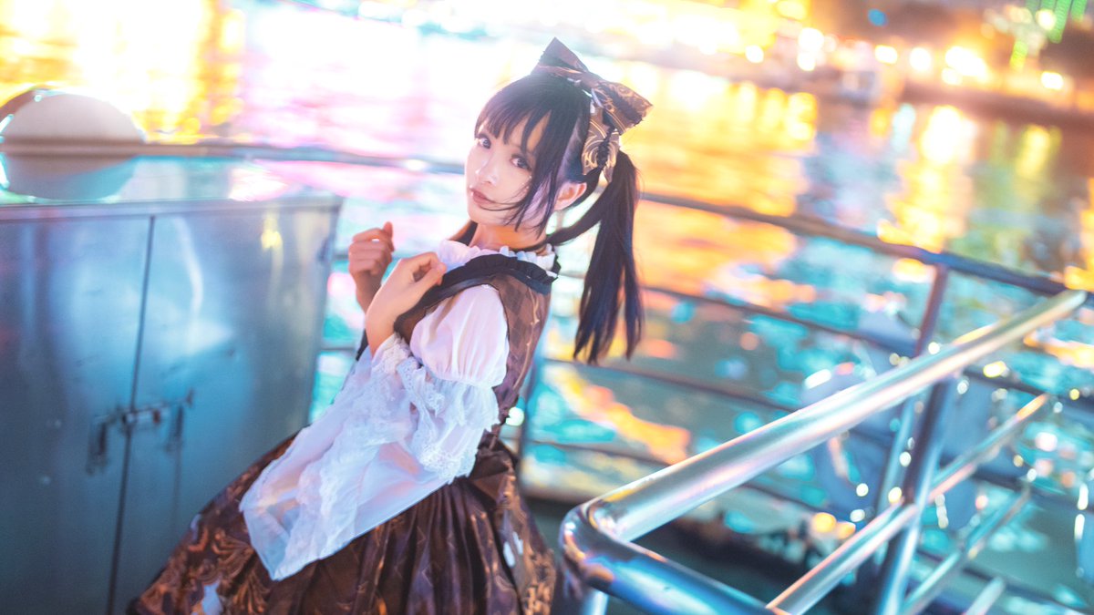 一起珠江夜游吧！夜景真的很美！
#lolita https://t.co/zZ6WaFICDX