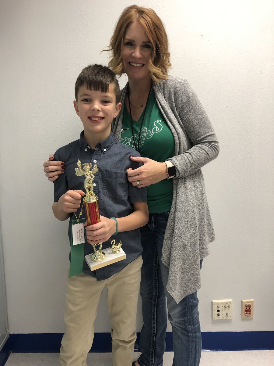 Congratulations to our classmate Cooper for winning 2nd place in the Florence elementary Spelling Bee! <a href="/FESfalcons/">Florence Elementary</a>