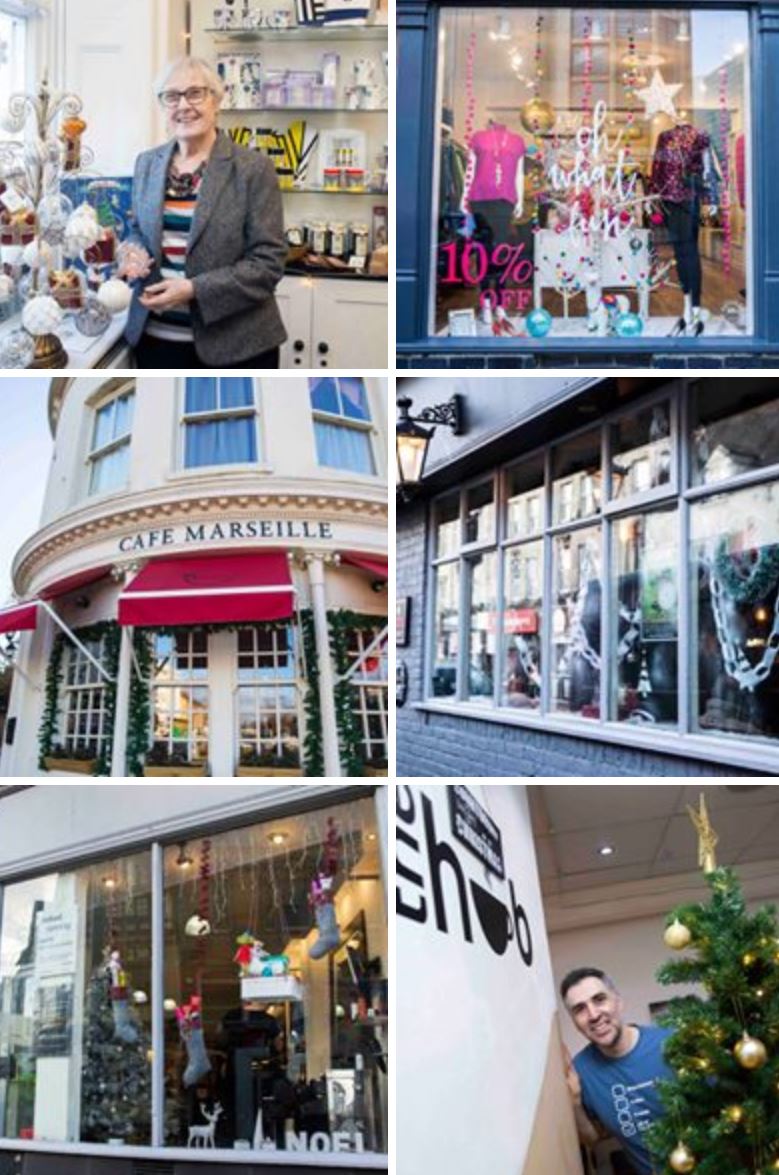 NorthamptonBID's tweet photo. Our Christmas windows competition is now open . 40 town centre businesses have entered, so vote for your favourite festive display today: https://t.co/rTcNS2UNVA https://t.co/lakdCcXbgy