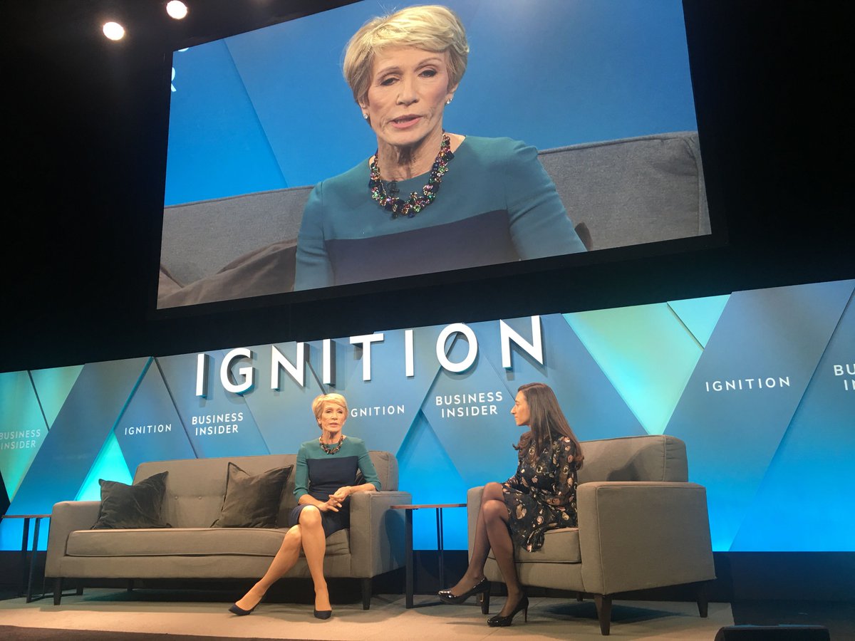 BI_Events's tweet image. "I never looked at myself as a woman, I looked at myself as a competitor," says @BarbaraCorcoran of @ABCSharkTank sitting down with @jzeveloff, editor-in-chief @thisisinsider. #IGNITION2018