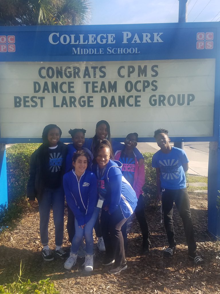 CPMS_OCPS's tweet photo. So proud of our Dance Team for being named “Best Large Dance Group!!!” Kudos to Ms. Todman and everyone who helped make this possible for our talented dancers! #CollegeParkMiddleSchoolOCPS #ocpsnews #advancedocps https://t.co/xvjd1aF04b