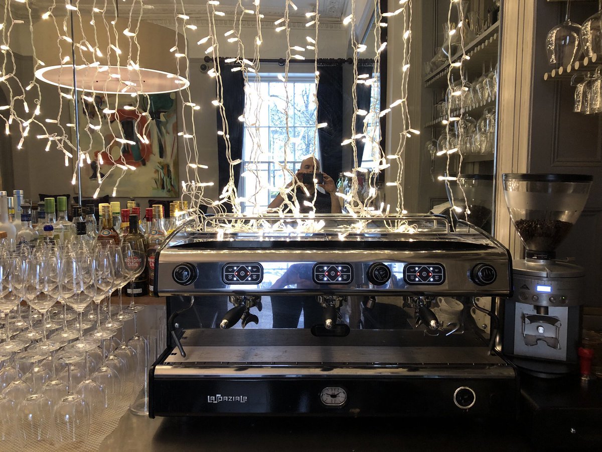 Coffeemend's tweet photo. Christmassy boiler inspection #espressomachine https://t.co/93XdXlJWcg