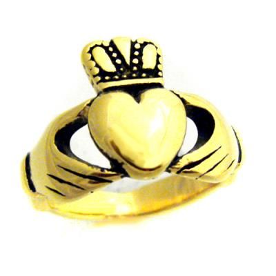 ArtDesignOnlin's tweet photo. For Sale: Steel Claddagh Ring (gold tone) https://t.co/cYLTYexJIM #Steel #Ring #Jewelry #Gold https://t.co/VJoVRIUOig