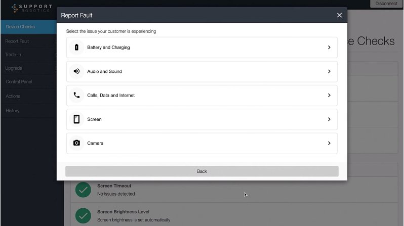 SupportRobotics's tweet photo. Demonstrating the power of the Support Robotics platform to simplify and accelerate in-store troubleshooting using wireless connectivity and guided workflows. https://t.co/Mu1zX3sBJG https://t.co/sjKxkxwmFH
