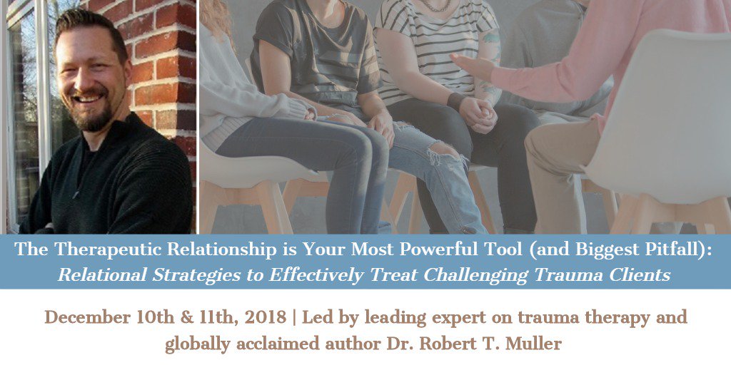 SKCCMHLearning's tweet image. Only 4 days left to register for Dr. Robert Muller's workshop The #TherapeuticRelationship is Your Most Powerful Tool: Relational Strategies to Effectively Treat Challenging #Trauma Clients on Dec 10 &amp;amp; 11! cvent.com/d/9gqp18
#skccmhlearning #AdvancedTraining #mentalhealth