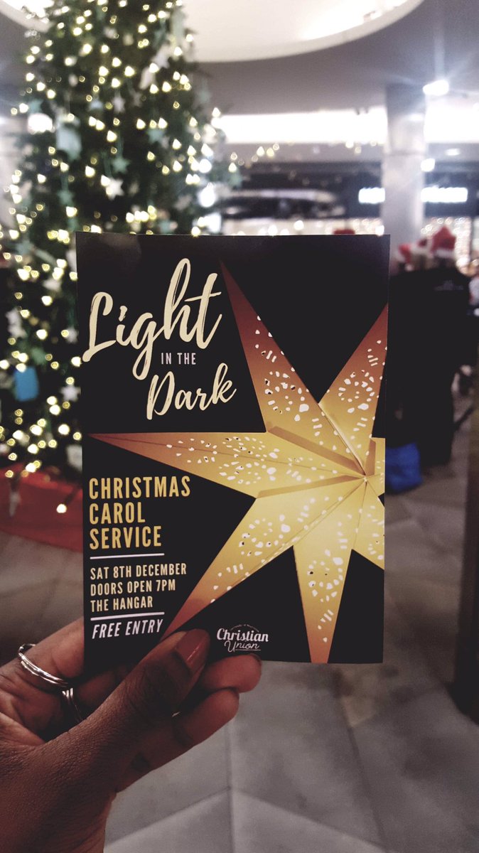 ❄️ CHRISTMAS CAROL SERVICE ❄️
Come along to The Hangar @WorcesterSU at 7pm this Saturday 8th for lots of lovely Christmas carols and a short message on the real meaning of Christmas 🎄
Can’t wait to see you there! 🎶🎺