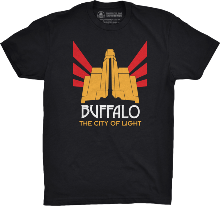 bteambuffalo's tweet photo. Check this out! Now through December 9, @26shirts has its "City of Light" t-shirt available once again for sale. When you purchase a shirt, $8 goes back to fund our cause. How cool is that? Great stocking stuffer! #CoL18 https://t.co/UTFhovicTp https://t.co/SvgfaYuk3p