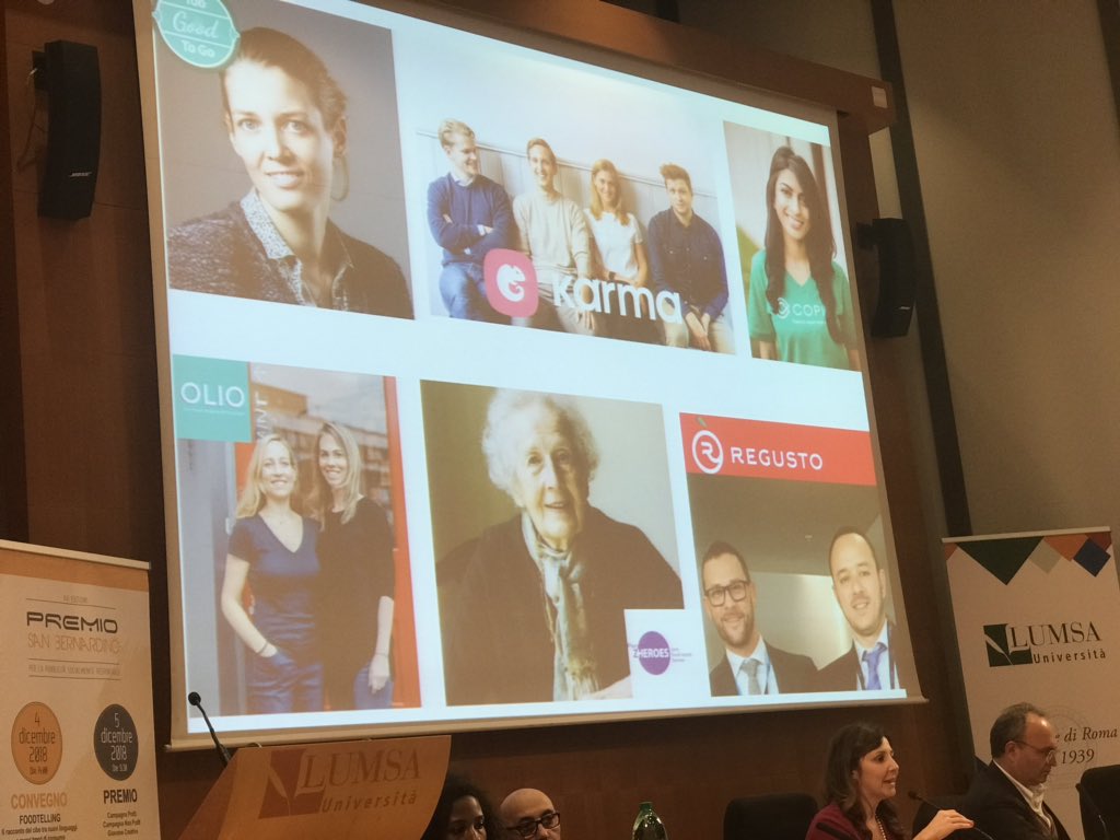 Laura Michelini: “Gli eroi 2.0. Sono i fondatori di piattaforme di food sharing per cercare di riequilibrare il food waste, ovvero lo spreco alimentare” #Foodtelling #PSB2018 <a href="/UniLUMSA/">Università LUMSA</a>
