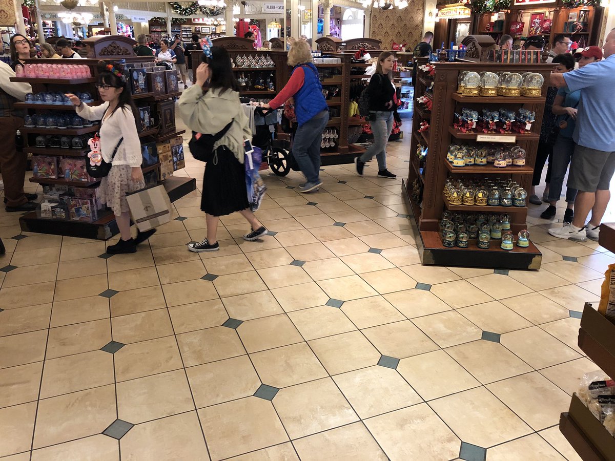 WDWNT's tweet photo. There’s a lot of new displays, moved shelves in Emporium, they’re trying to open up more floor space https://t.co/9yRA79fEqt