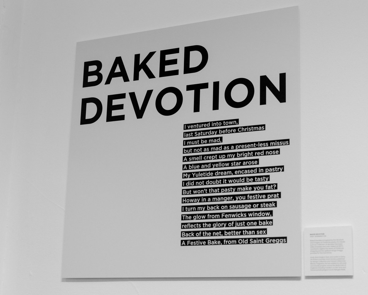 TGFBExhibition's tweet photo. Last Thursday was the opening night of the Great #FestiveBake Exhibition &amp; you have until 4pm this Thursday to come along &amp; see the festive artworks if you haven't already! Thank you to everyone who's come to see us &amp; bought cards/prints to support the @GreggsCharity #TGFBE https://t.co/7CWFBMWITW