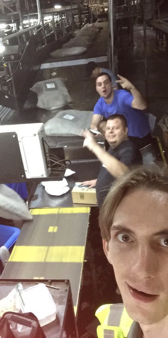 Longwood Small Sort was clean and done with all ground bags waiting for the Air bags to process. #cleanlines