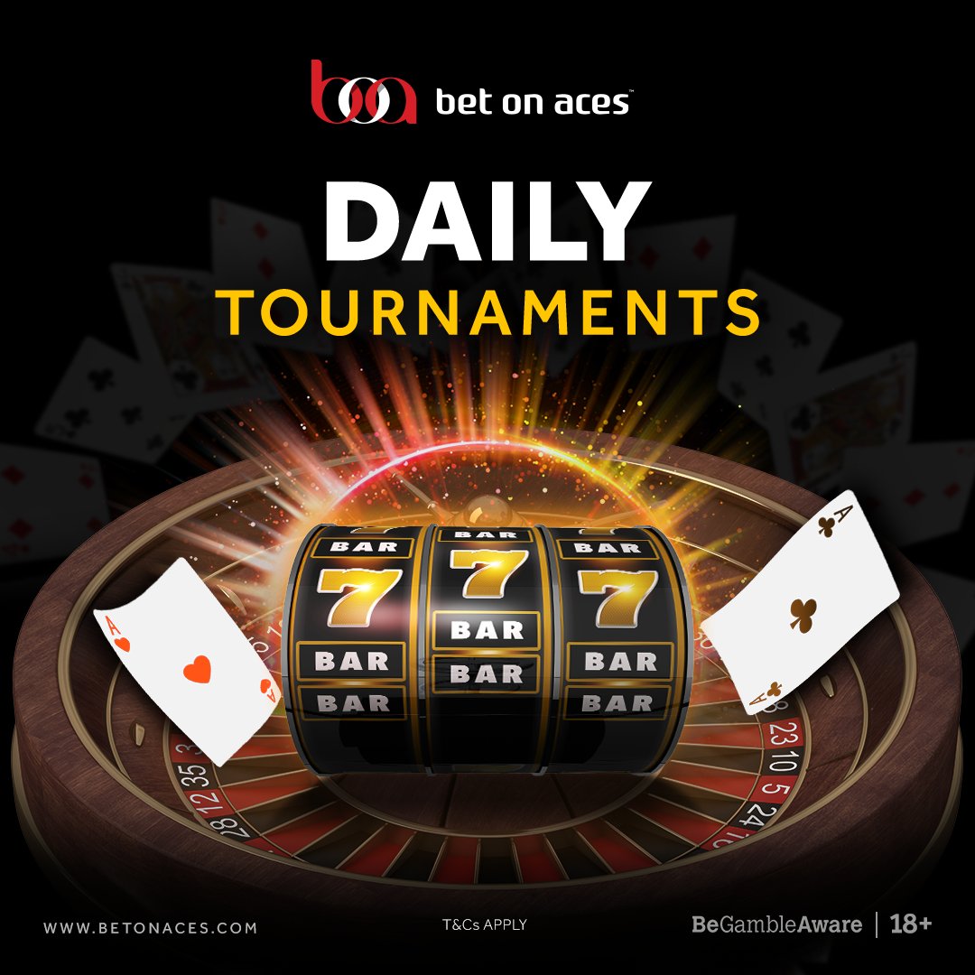 BetOnAces's tweet photo. Don’t miss out on the Bet On Aces Daily Tournaments! Big Prizes are waiting for you! https://t.co/f8ozmfqjW8 #Slottournament #RouletteTournament #PokerTournament https://t.co/rIIbSXFZz9