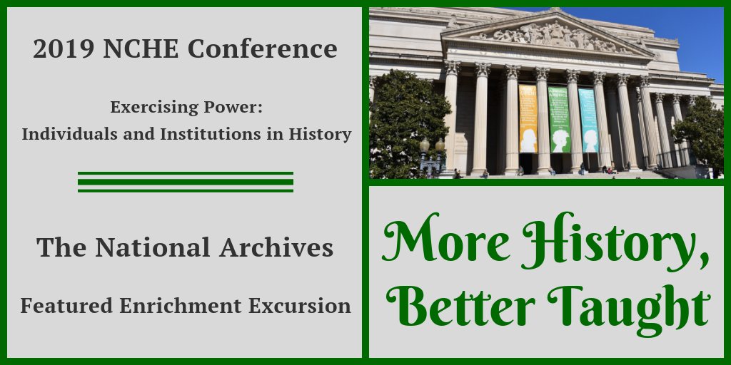 historyed's tweet photo. 2019 NCHE Conference - Featured Enrichment Excursion 
https://t.co/h1fxjlv3FF            
#NCHE2019 https://t.co/JfK9IUNr8H