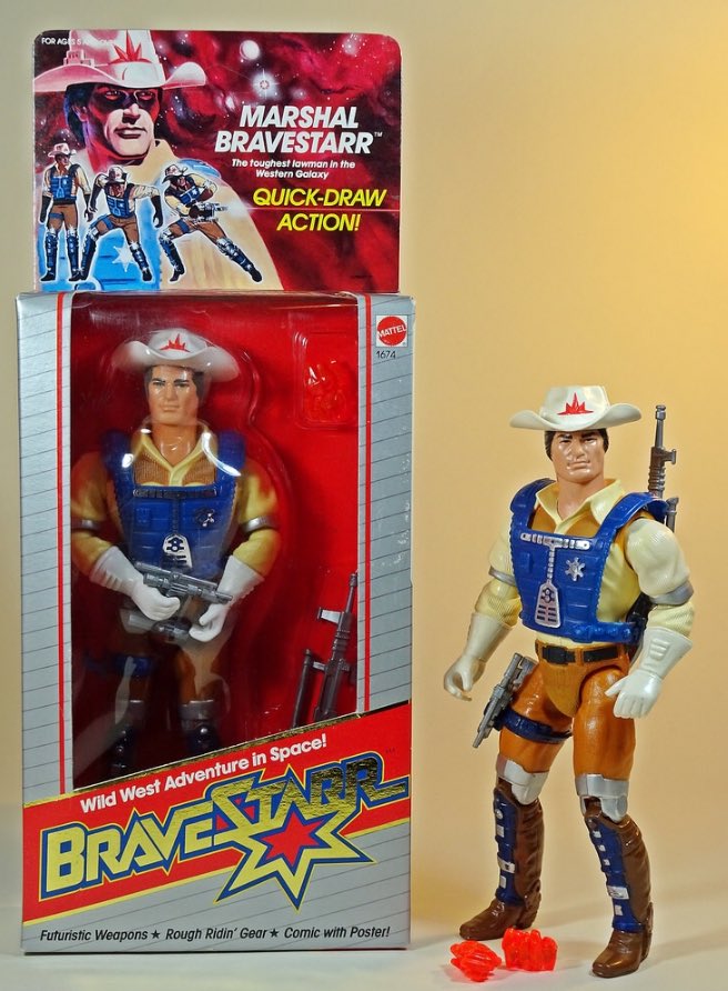 My World of TOYS on X: Marshal #BraveStarr Quick Draw Action