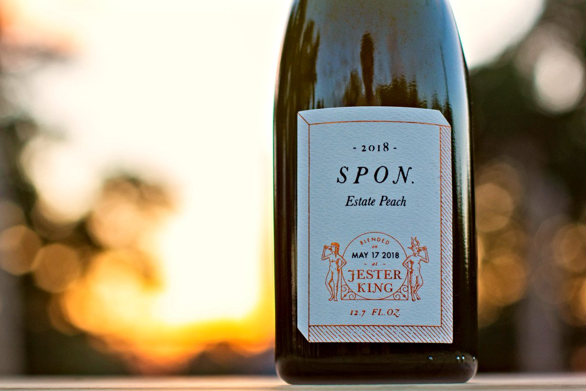 jesterkingbeer's tweet photo. We're excited to announce 2018 SPON ESTATE PEACH — our first-ever beer refermented with fruit grown at Jester King!
Debuting this Saturday at SPON Day!
https://t.co/cCbahb5C70
#jesterking #sponday #sponestatepeach #timeplacepeople https://t.co/Bb17dUfpWa