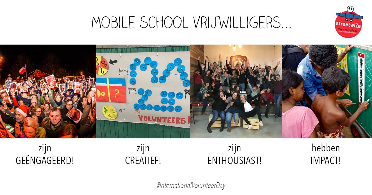 Vandaag is het de Internationale dag van de Vrijwilliger!
Wij zetten met heel veel plezier onze fantastische duizendpoten in de kijker! Like de post en toon dat vrijwilligers onmisbaar zijn ❤️ #IVD2018 #InternationalVolunteerDay