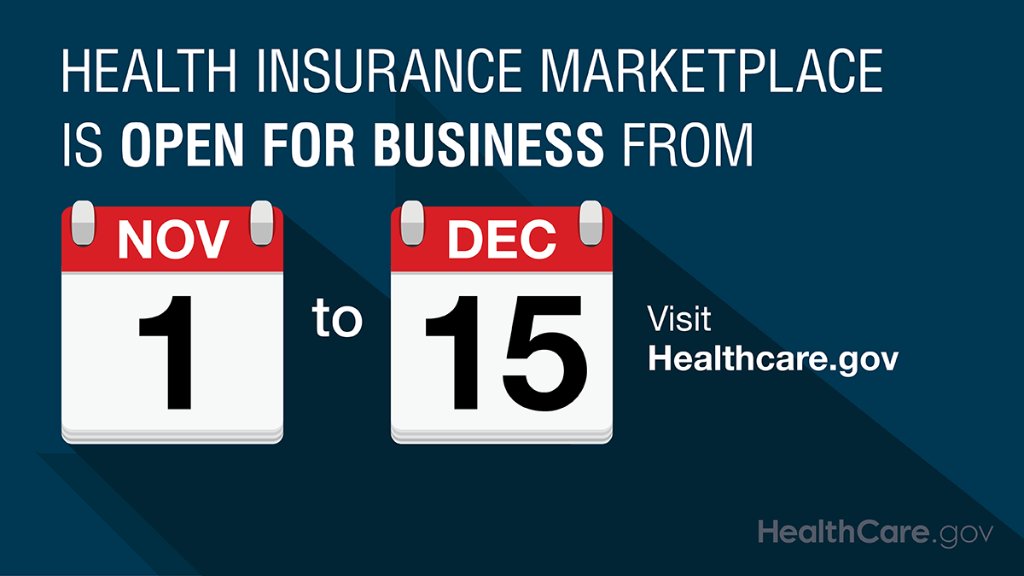 HHS.gov (@hhsgov) on Twitter photo Reminder: The 2019 Open Enrollment Period runs until Dec. 15. Visit HealthCare.gov  to enroll or renew your health insurance coverage for 2019. #TuesdayMotivation Reminder: The 2019 Open Enrollment Period runs until Dec. 15. Visit HealthCare.gov  to enroll or renew your health insurance coverage for 2019. #TuesdayMotivation