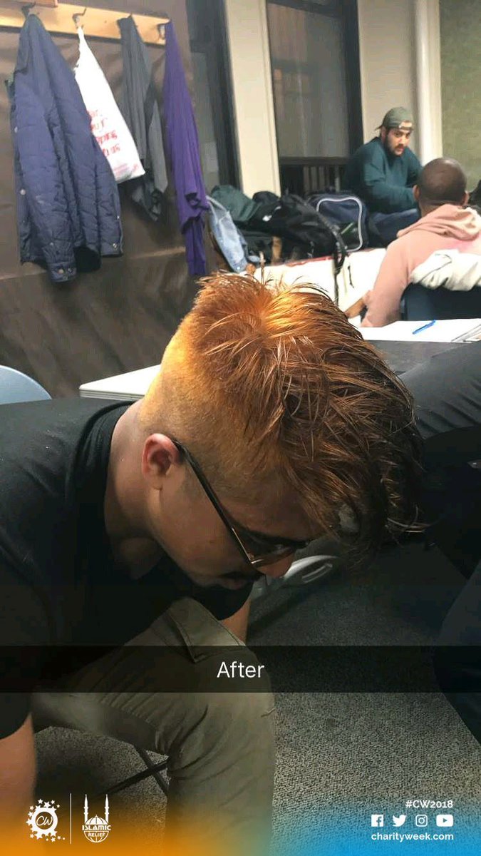 Dying for charity? Now THAT’S dedication! 
#hairdye #unity #creativity #fun #CW2017
#charityweek2018 #LetsGrowTogether