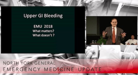 EM_Update's tweet photo. EMU365 video from #EMU2018: @HIMMELHIMMEL takes us through the resuscitation an UGIB and management priorities including blood, antibiotics, TXA, octreotide, pantoprazole and endoscopy. https://t.co/aCtz3HD2eM https://t.co/FCvb2eXFXi