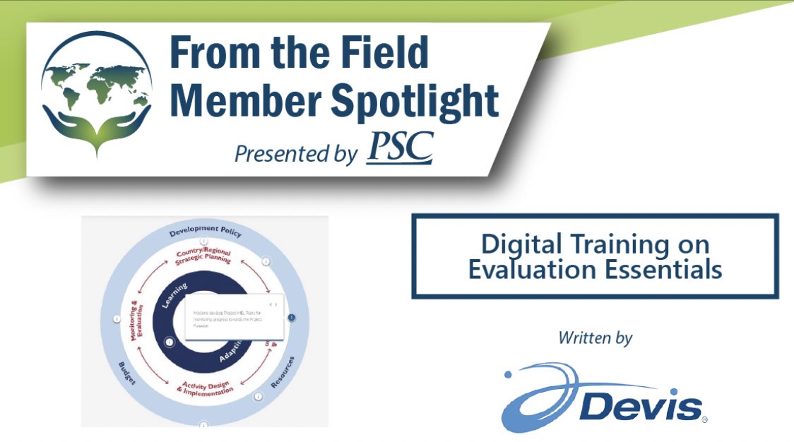 PSCSpeaks's tweet photo. Read more from @Devis on Digital Training on Evaluation Essentials. https://t.co/1vIIImmG57 #PSCFromTheField #DevConf18 https://t.co/KdS2pih0bP