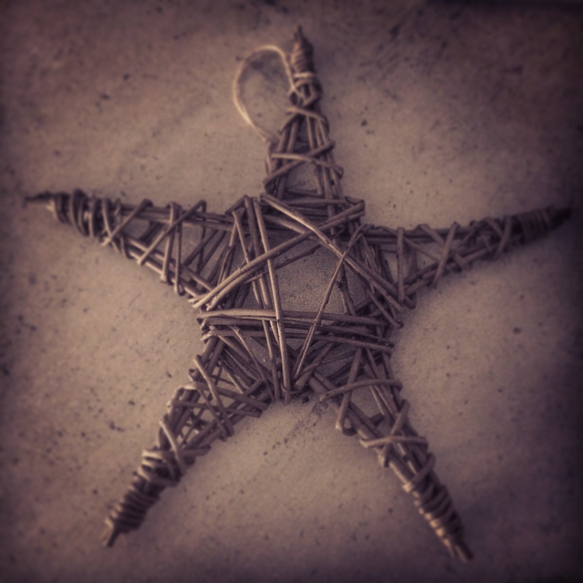 #Christmas Star.  #Willow woven by <a href="/willowjue/">Juliette Hamilton</a> 
From #Didsbury to #Istria. 
Always on display in #thehouse but about to be Xmassed-up.