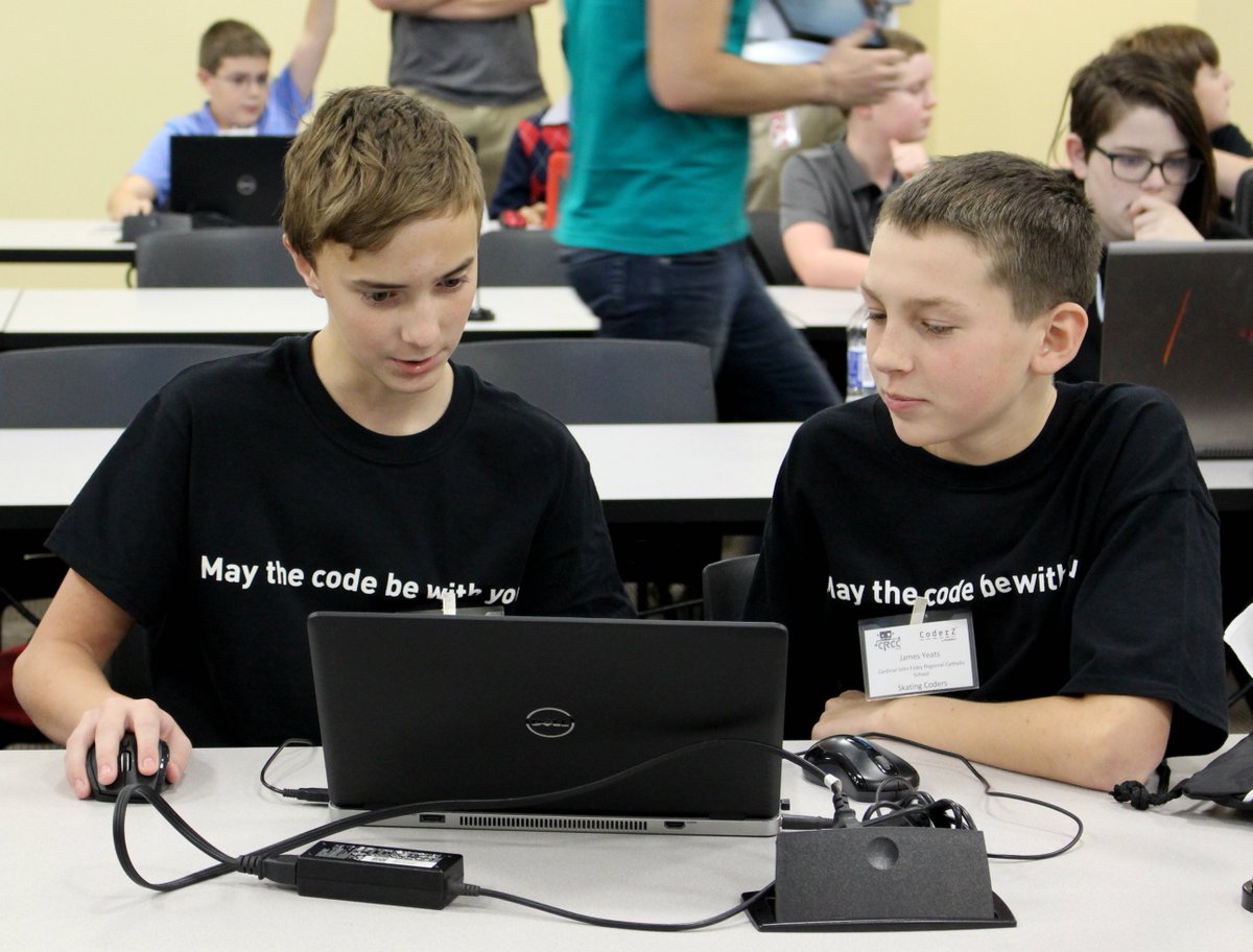 PADeptofEd's tweet image. Students from across Pennsylvania are at @HarrisburgU today competing in the statewide Cyber Robotics Coding Competition! #CRCCForAll #MayTheCodeBeWithYou #HourOfCodeInPA #CSEdWeek