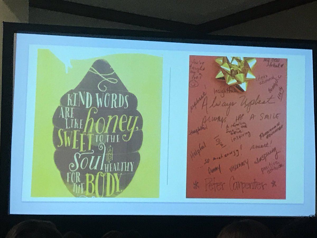 So inspired this morning!  Can’t wait to get back to campus to implement my learning.  It’s amazing to be surrounded by so much passion about what we GET to do each day.  “Learning is a gift that we can share with others.” #LearnFwd18