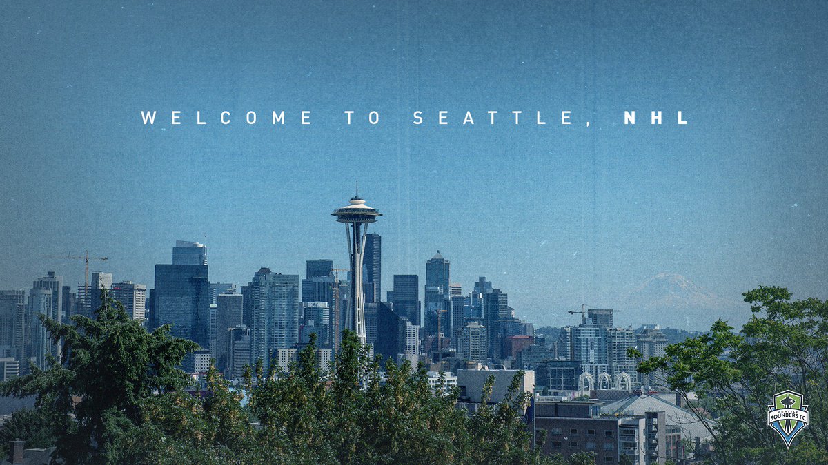 🏒 is back in the Emerald City! Congratulations, @NHLSeattle_!   #ReturnToHockey | #SeattleLove https://t.co/ugfwPJHOqB