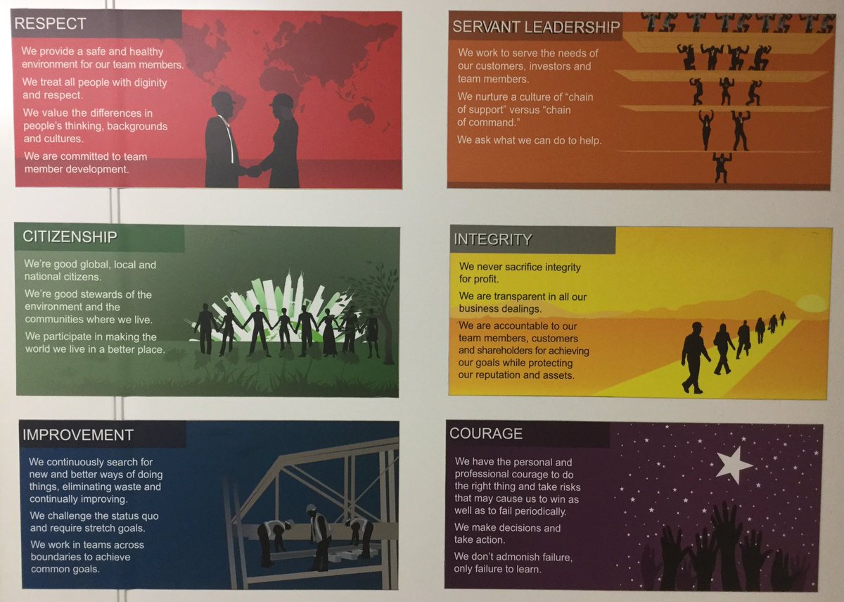 stcatsTECH's tweet photo. Day 2 on STEM Insight placement to TEREX, Dungannon.  Another educational and informative day thanks to the Production Control and Scheduling teams.  Breaking down barriers to Women in Engineering.  The 6 values that make up the TEREX way.  #STEM #STEMInsight #WomenInEngineering https://t.co/IsDRbAraKC