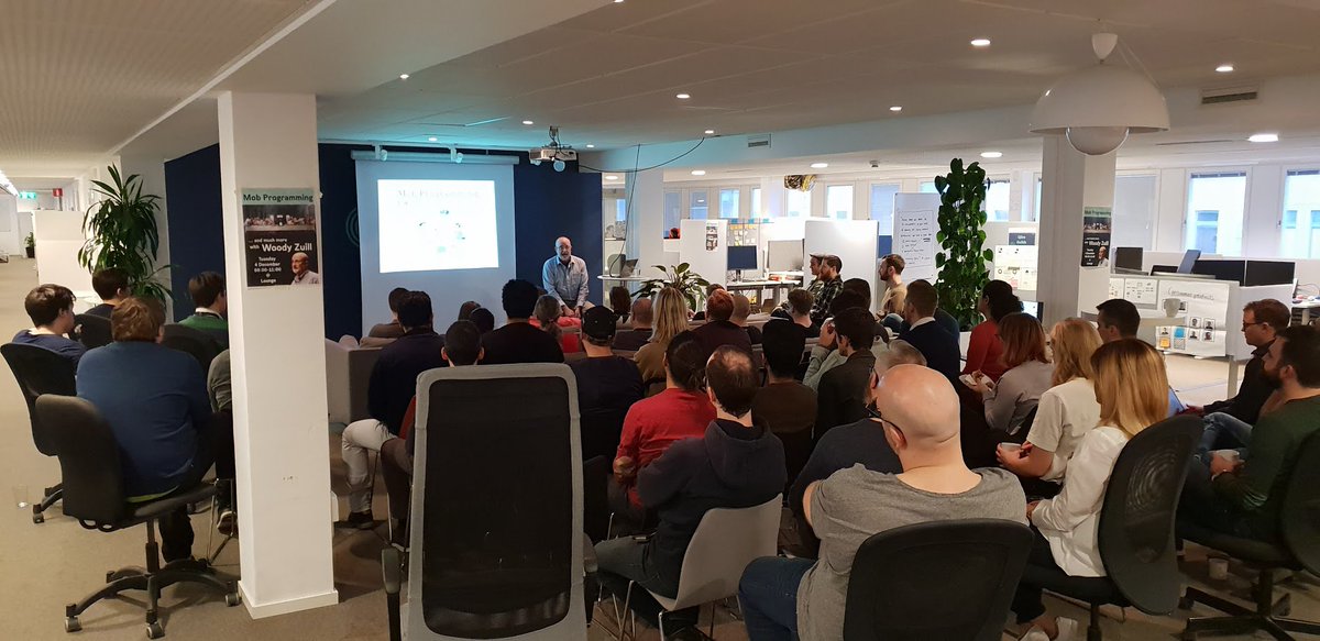 Awesome day at the office today when we had the great privilege to be visited by the amazing Woody Zuill! A big thanks for the inspiring day <a href="/WoodyZuill/">Woody Zuill</a> , it was greatly appreciated!
