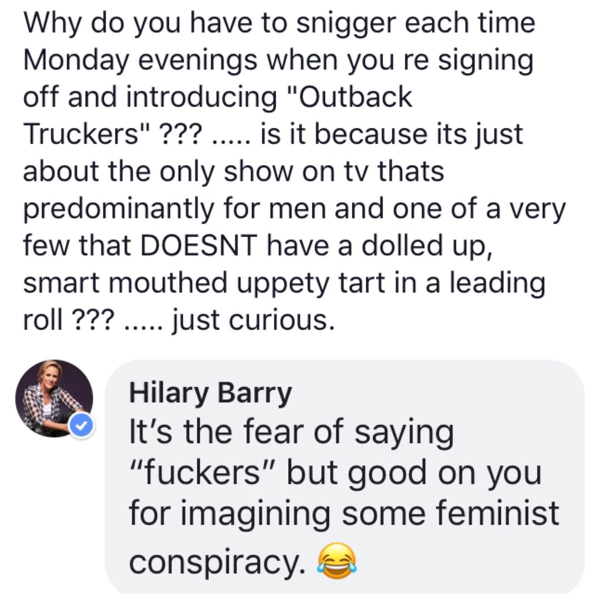 Hilary Barry tweet media