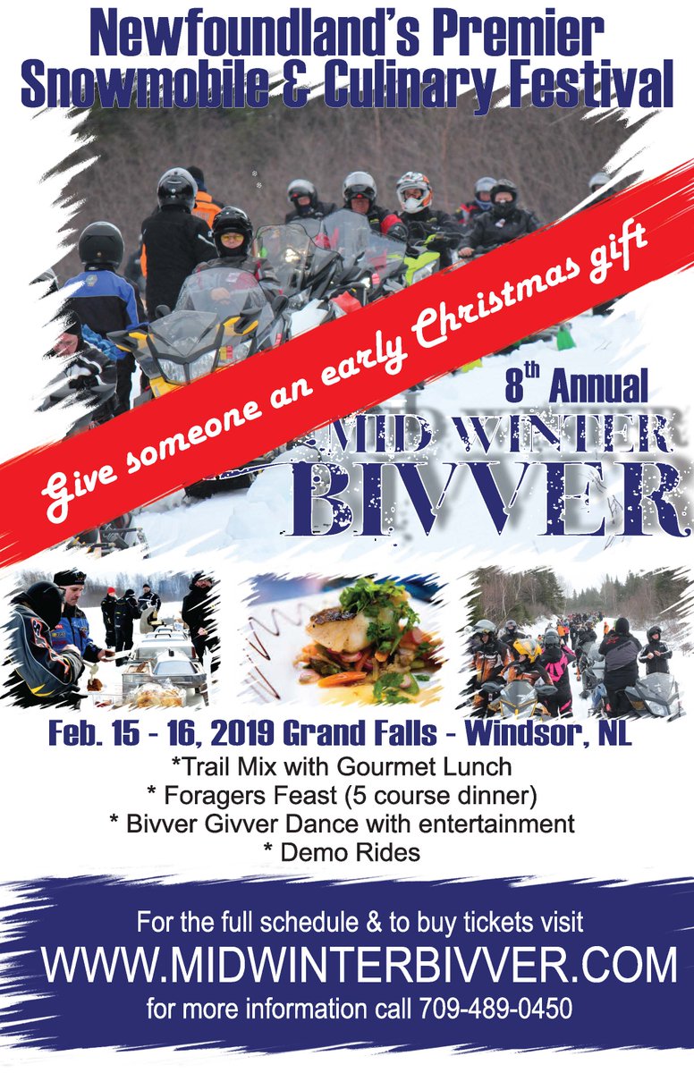 Mid Winter Bivver 2019 Tickets are on sale. They make great Christmas gifts.