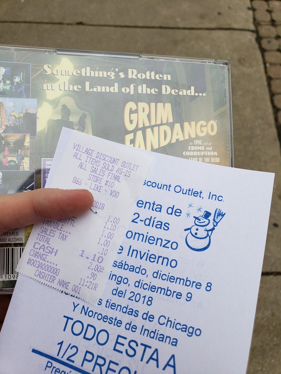 An original PC Grim Fandango for $1.10? Yes please.
