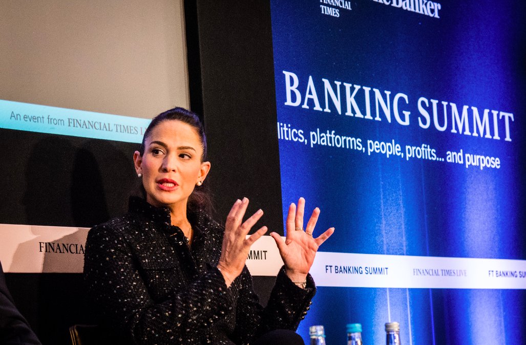 ftlive's tweet photo. Final speaker of the #FTBanking Summit, Yifat Oron at @LeumiTech discusses millennials, blockchain and her path to setting up an internal digital bank to disrupt themselves. https://t.co/l7rDxRzBh8