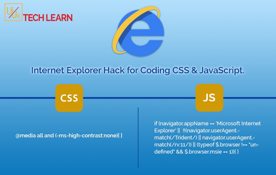 uiuxtechlearn's tweet photo. CSS and Javascript/Jquery Hack for IE
https://t.co/DRYob43rza
From: https://t.co/b7TKxhIhpr
FB: https://t.co/82BnS3rkZc
https://t.co/CfJBhoOLEP
#internet #webdesign #webdesigner #javascript #CSS #css3 #Developer  #code #Creative #blogging #blogger #jQuery #tech #technews #ui #ux https://t.co/E2179w3iiF