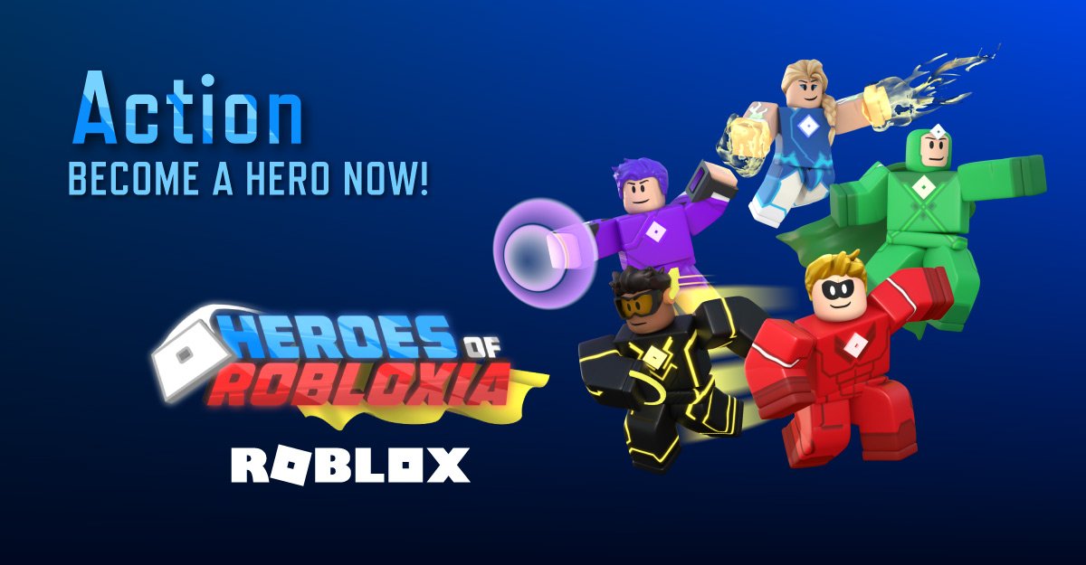 Roblox On Twitter Discover What It Means To Be A True Hero Jump Into Action With The Heroes Of Robloxia In Our New Action Event To Unlock Exclusive Virtual Rewards Through - heroes od robloxia heroes and villains roblox