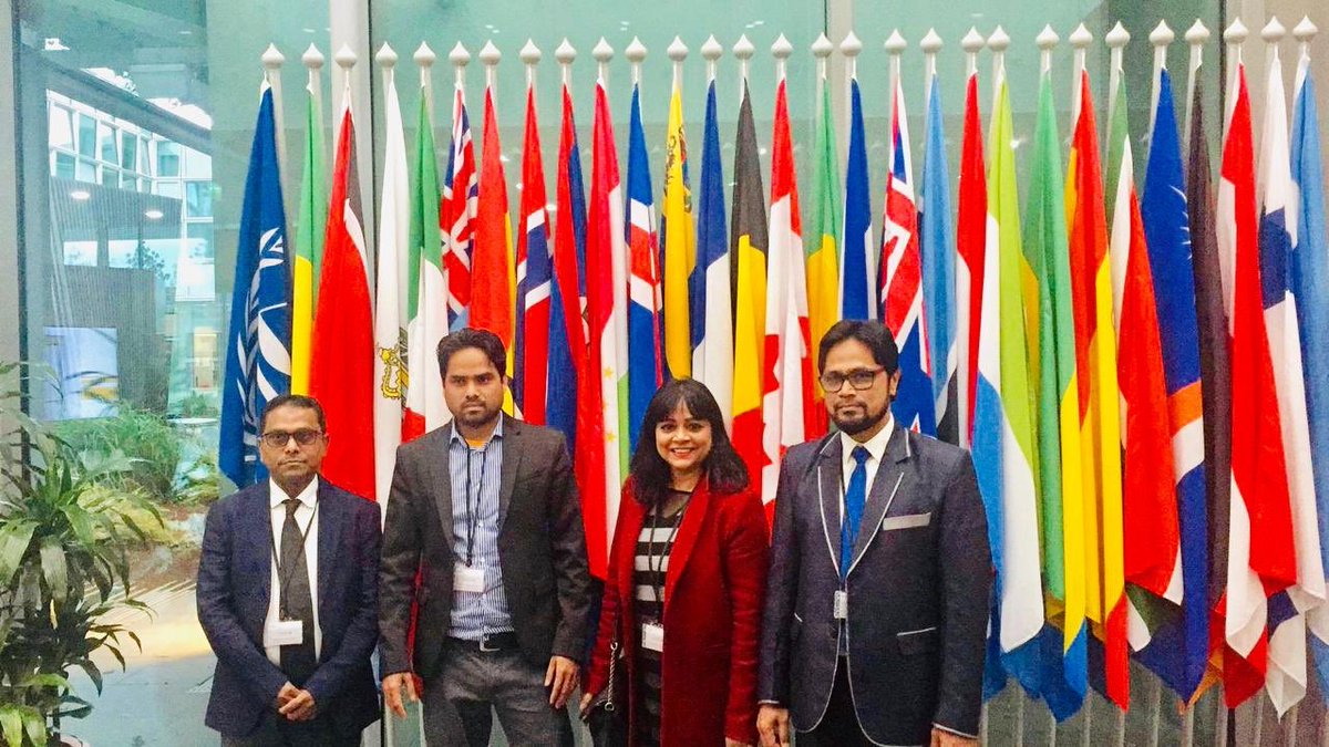 the_erc's tweet photo. Today ERC TEAM at the International Criminal Court ICC, Hague, the Netherlands.
#Myanmar #Rohingya #ICC
#MyanmarGeneralsToICC
#WithRohingya https://t.co/xQ6JyU4UY0