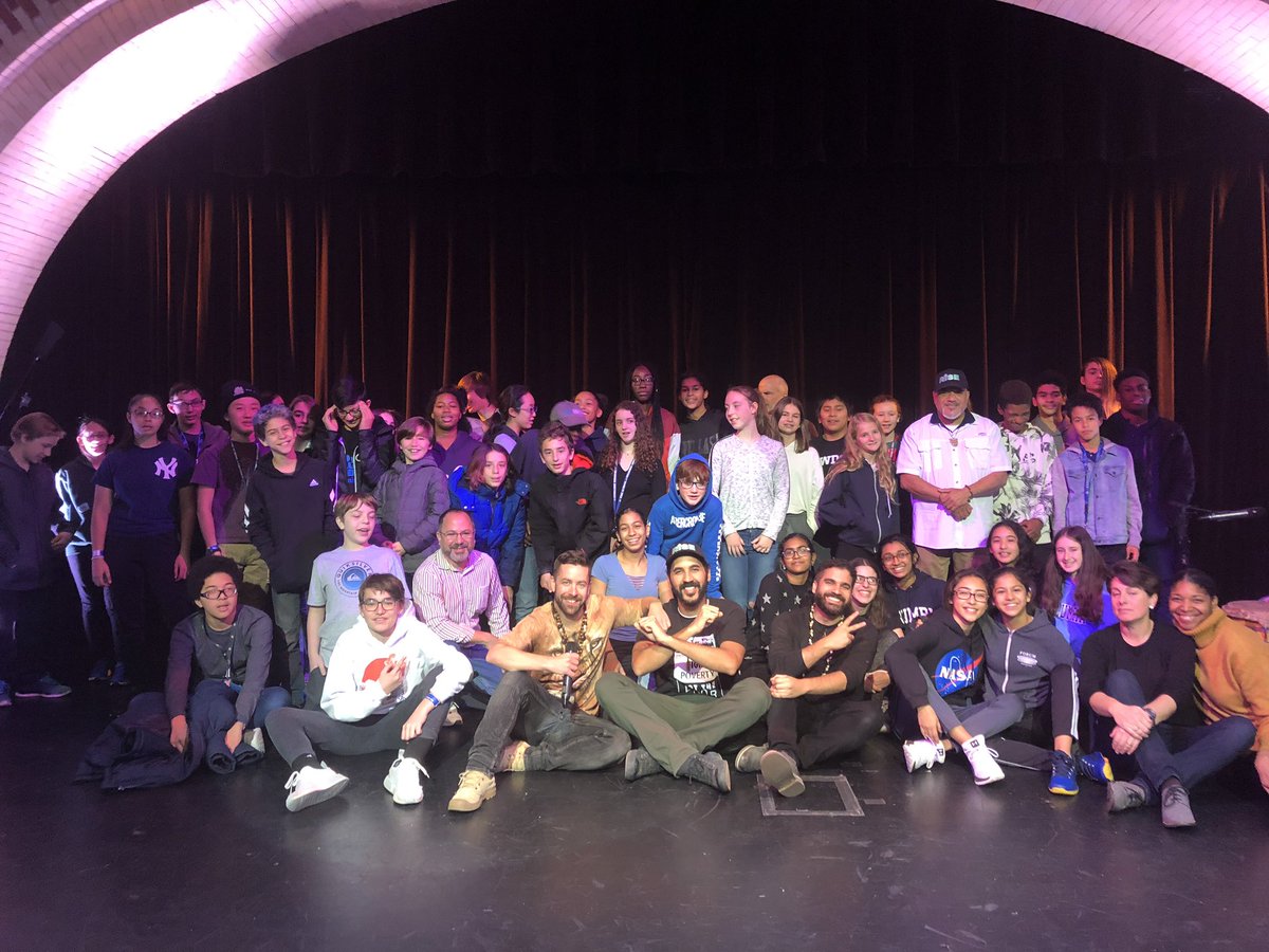 TaliaGonzalez2's tweet photo. Thank you to @ThePeacePoets and @MyHarlemStage for a morning filled with music, love and poetry. We will certainly remember your charge to us to “amplify your light” @The_School https://t.co/SAyRYrht0N
