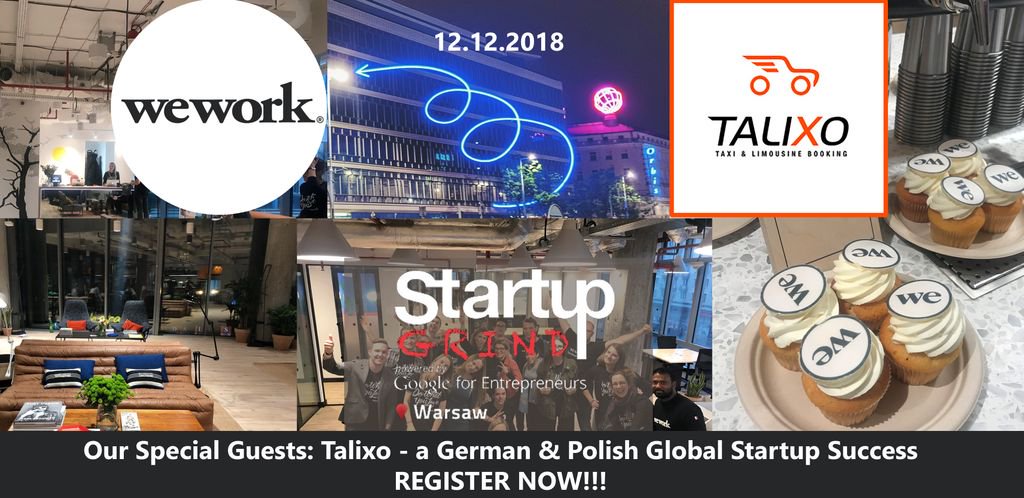 PolishTechNight's tweet photo. Going Global alone or with a strong team of founders? @startupgrindwaw will show you how with @talixocom - a Berlin &amp; Poland Startup Success &amp; Xmas #Networking at new @WeWork Location! Wed 12th Dec – registe now: https://t.co/JSZ5P59tNu #startup #warsaw #startupgrind @SIBBeV https://t.co/IEszTGQL22