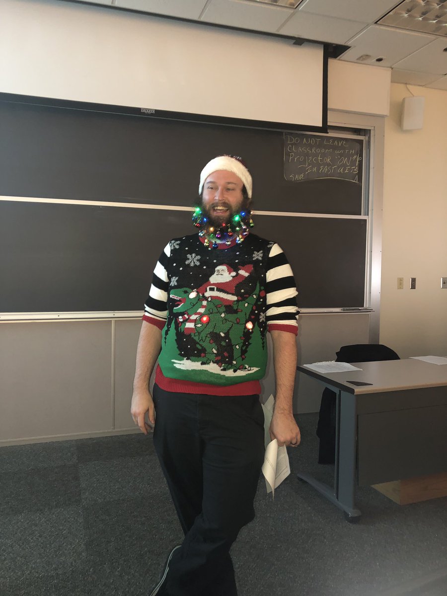 Help my prof and his Xmas spirit go viral🎄⛄️🤣