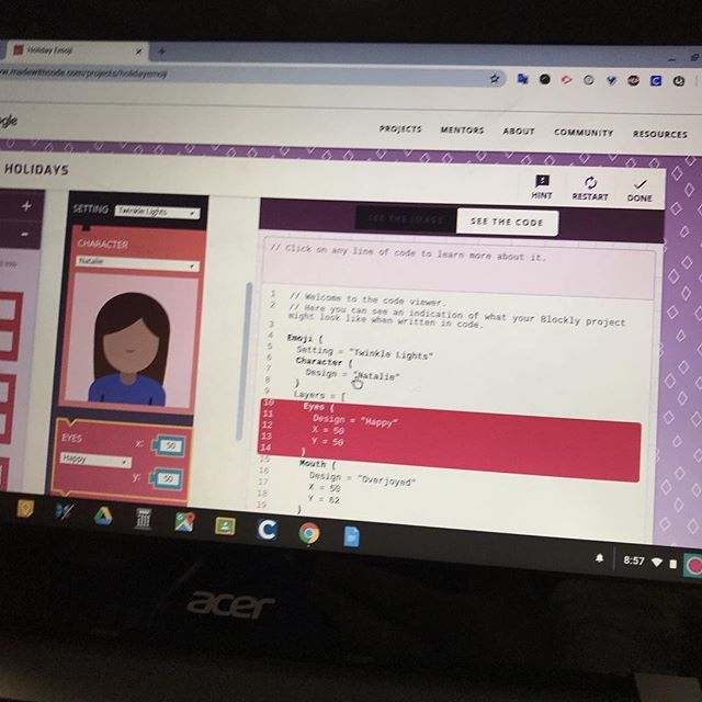 WoodCanyonComet's tweet photo. Emojify the holidays! Reading Code #capocodes https://t.co/9NVXkARejb https://t.co/AkcgxfxqB8