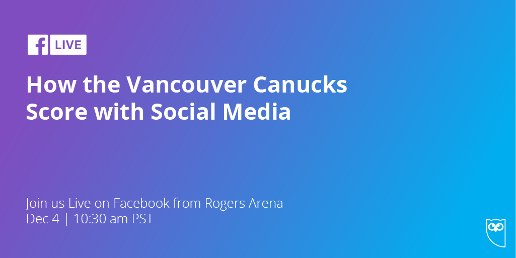delijohns's tweet photo. Ever wonder what it's like managing social media for a professional sports team? We're going LIVE with the Marketing team of the @Canucks 🏒 Make sure to tune in tomorrow at 10:30 am PST 👉 https://t.co/093Q4iqA4A https://t.co/IeOxivgvwU