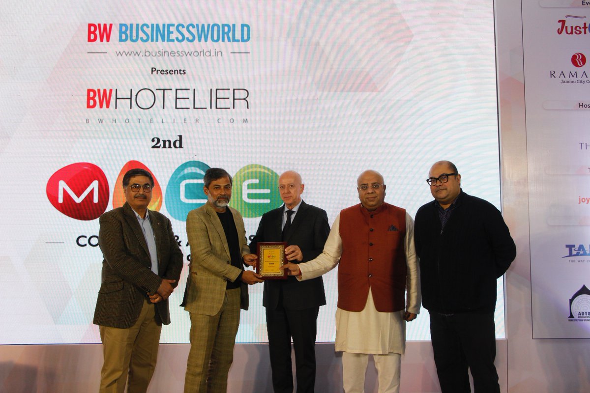 BWHotelier's tweet photo. Congratulating Winner: Anirban Sengupta, CEO, @KWConferences Under "Best MICE Future Leader of the Year" at @BWBusinessworld Presents @BWHotelier MICE Conclave &amp; Awards 2018

#BWMICE https://t.co/vSdOgBIgg3