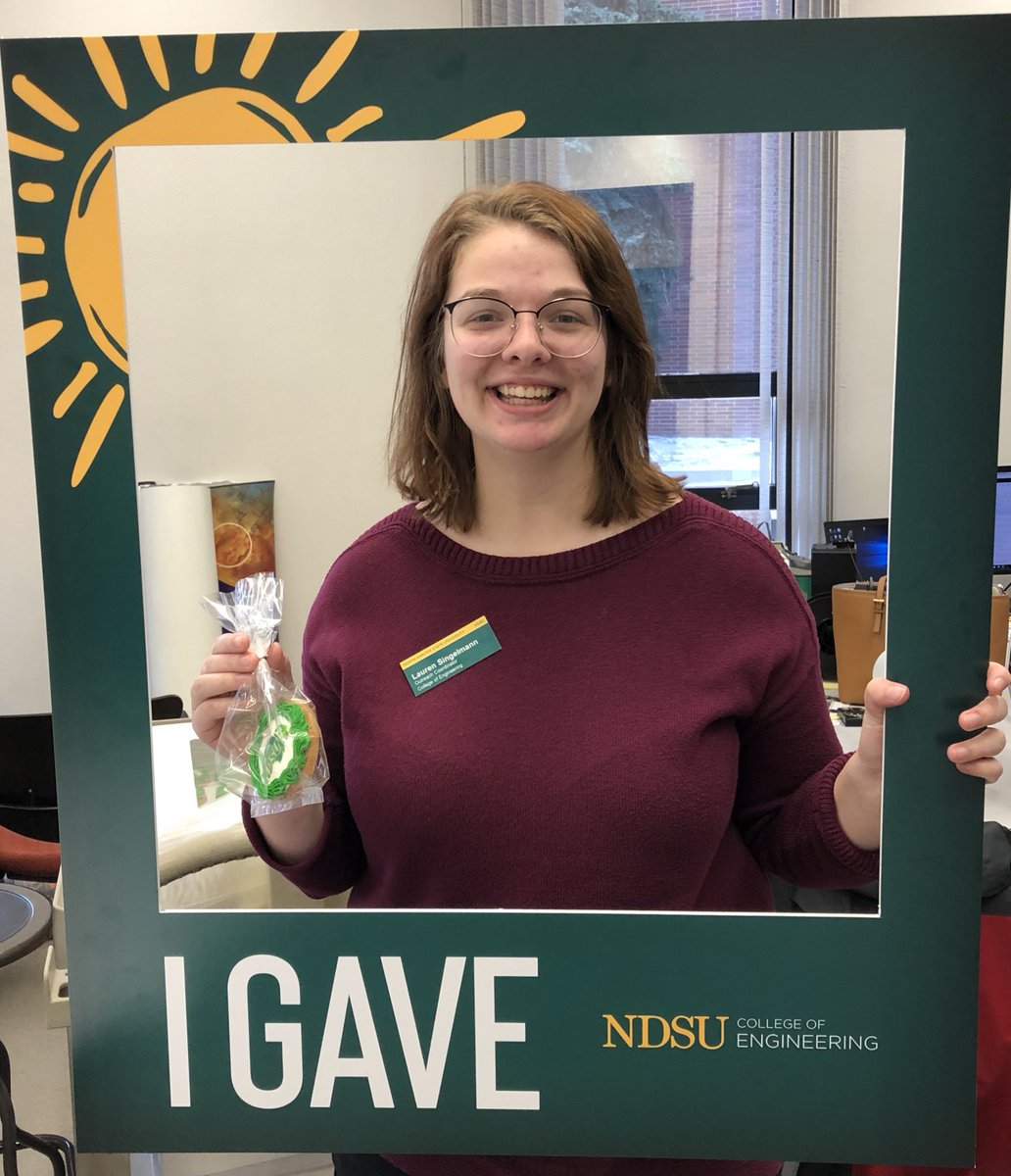LaurEngineer_'s tweet image. It’s Giving Day! I made my donation... have you? #Give2NDSU #NDSUengineering ndsu.edu/CoE/givingday