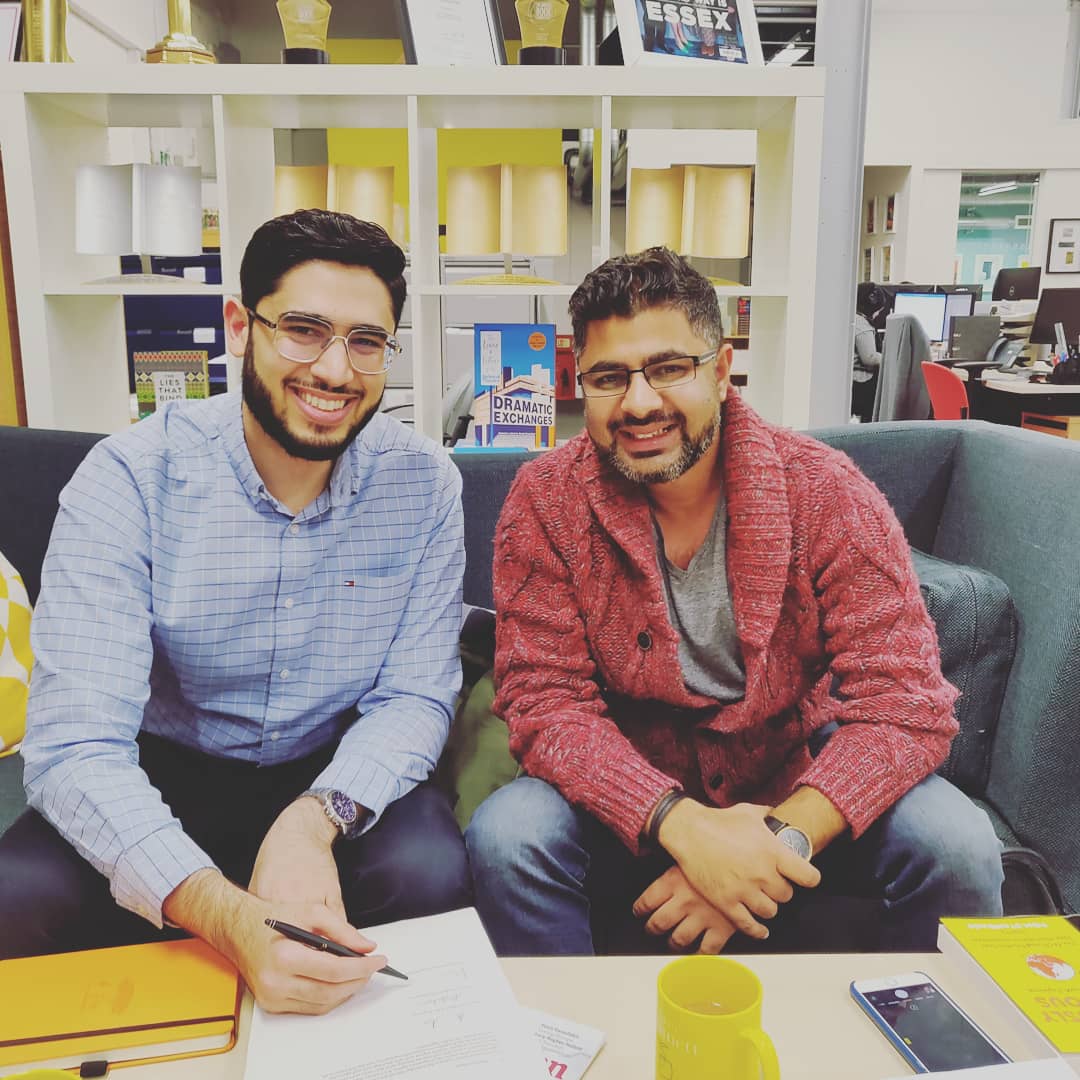 StartupHasan's tweet photo. 🎉 Just signed a #bookdeal with one of our favourite #publishers @ProfileBooks for the book @Ash_Ali and I have poured blood sweat and tears into:
The Unfair Advantage - Boost Your Chances of #Startup Success!
Thanks to our agent @KTLiteraryAgent 🙏🏼 #BAME #authors #publishing https://t.co/akhqIfaveE