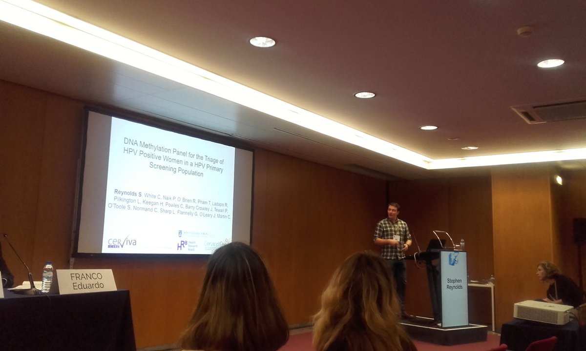 Great talk by @Cerviva PhD student Stephen Reynolds at #eurogin2018