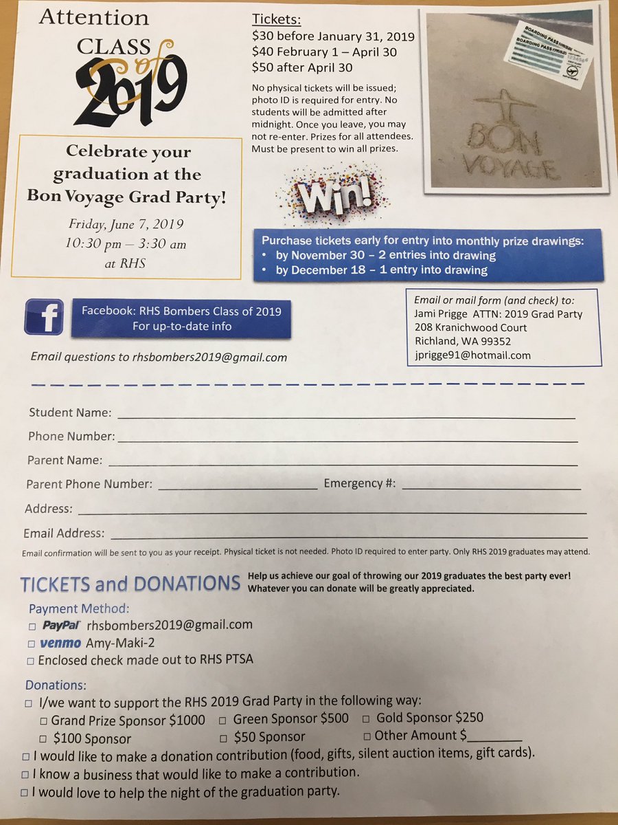 SENIORS - IF YOU HAVE NOT PURCHASED YOUR SENIOR PARTY TICKET, MAKE SURE TO DO SO SOON! The sooner the CHEAPER!! 💚💛