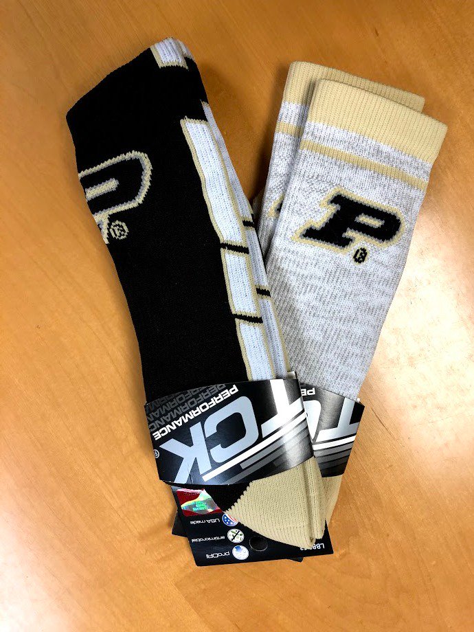 repPurdue's tweet photo. Follow and retweet for your chance to win a pair of Purdue socks from @TcksportsC! #NationalSockDay https://t.co/QVxZx5XjEy