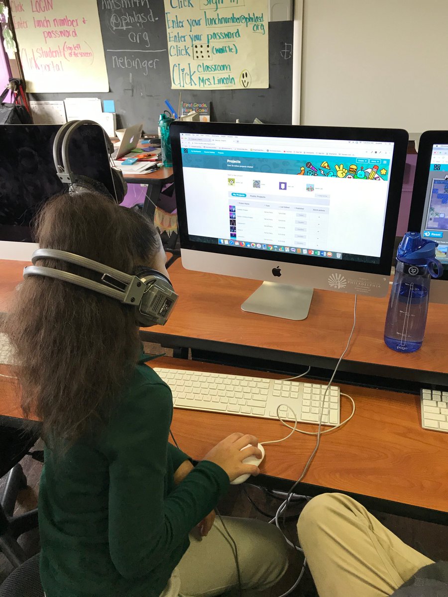 Nebinger students are coding @edtechSDP #PhillyCodes